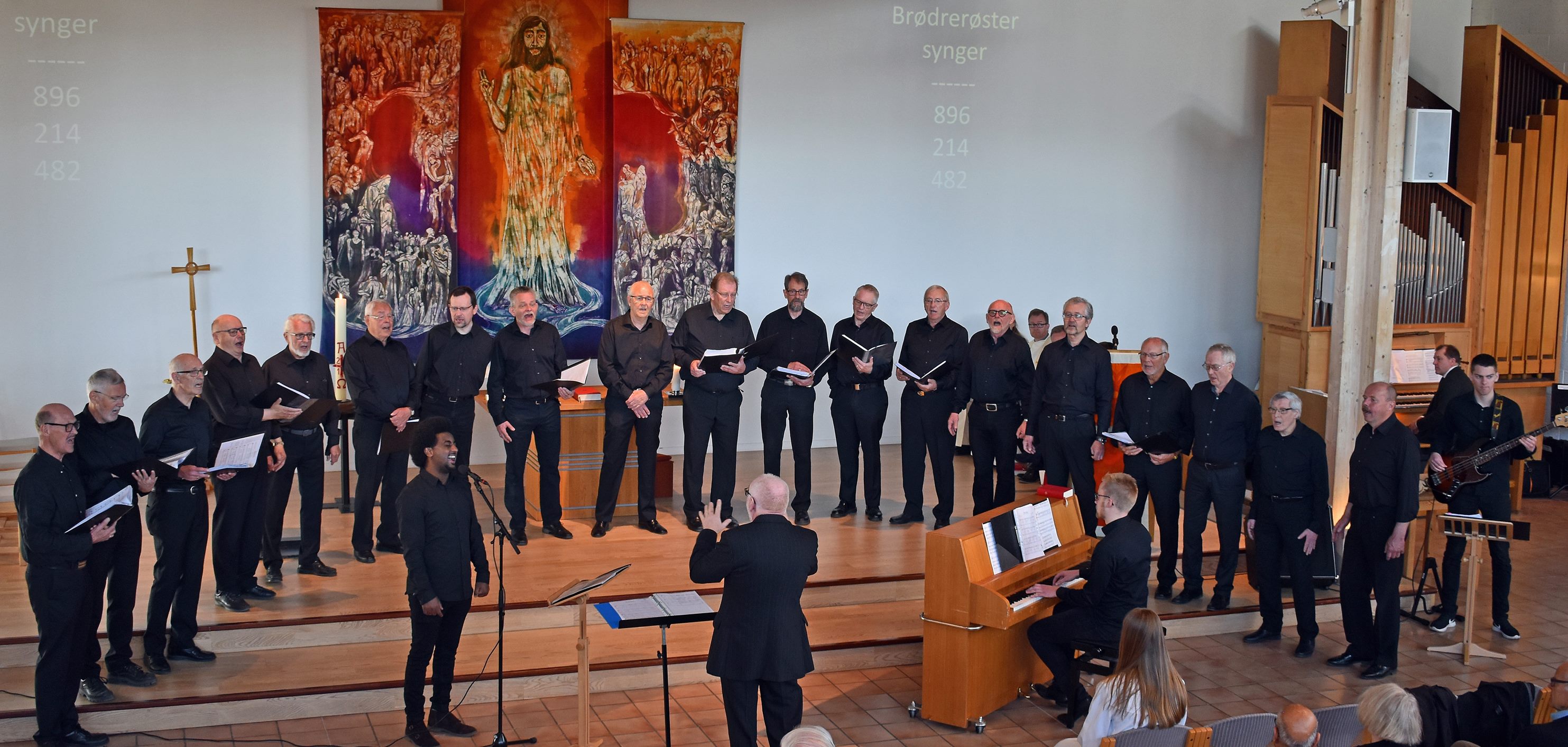 Koret synger i Storhamar kirke